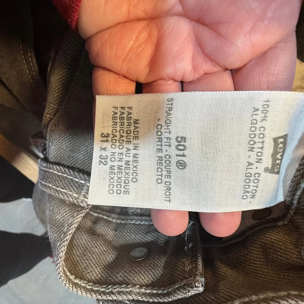 Vintage Levi's Straight Jeans in Faded Dark Brown